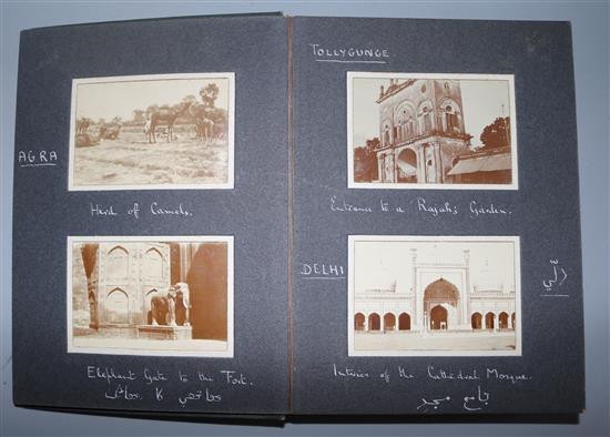 1918 photograph album, India